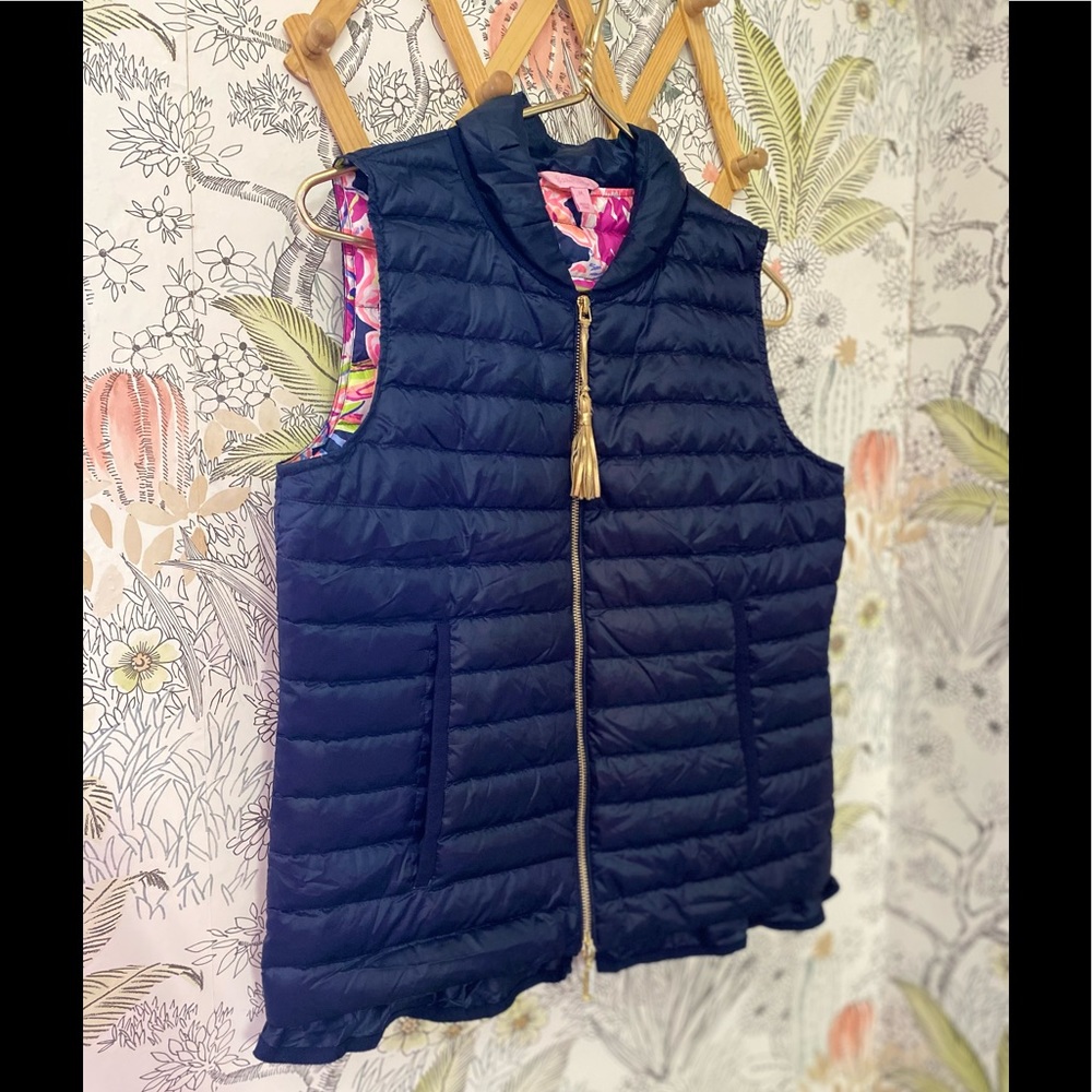 Lilly Pulitzer Cora Puffer Vest size M